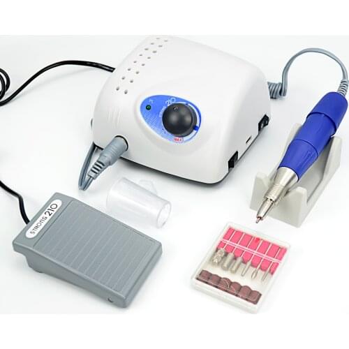 45000RPM 2019 New Arrival 65W Strong 210 PLUS 105L Brushless Nail Drills Manicure Machine Pedicure Electric File Bits