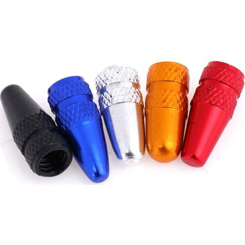 5pcs/set Aluminium Bike Presta Valve Cap MTB Wheel Rim Tyre Stem Air Valve Caps Bicycle Presta Pressure Valve Caps Dust Cover