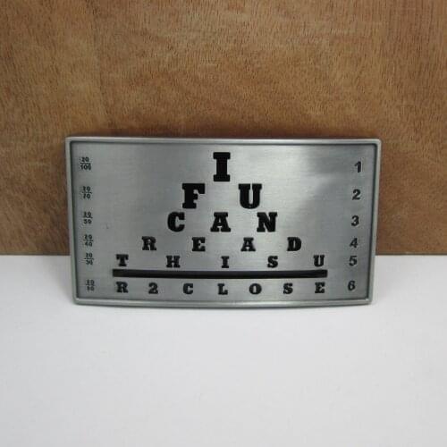 BuckleClub wholesale retro zinc alloy western belt buckle jeans gift belt buckle FP-02606 PEWTER FINISH