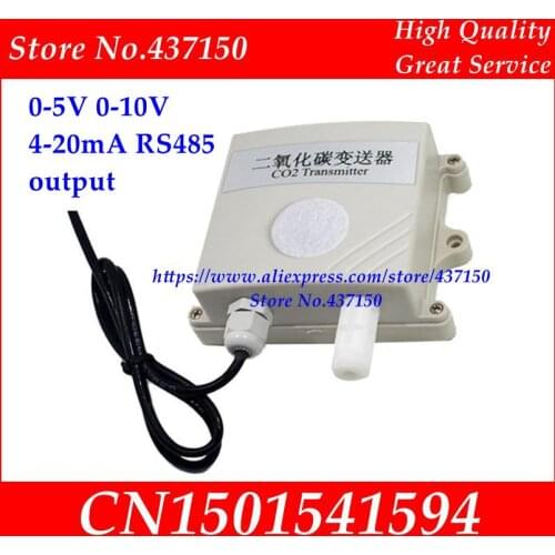 CO2 Sensor Detector CO2 Transmitter RS485 Output Analog High Precision Industrial Sensor 0-5V 0-10V 4-20ma Humidity Sensor