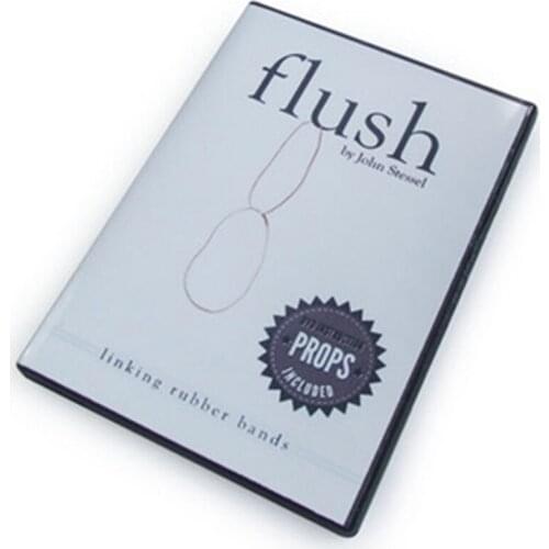 Flush (DVD And Gimmick) By John Stessel Magic Tricks Rubber Bands Close Up Magic Props Stage Illusions Gimmick Props Comedy