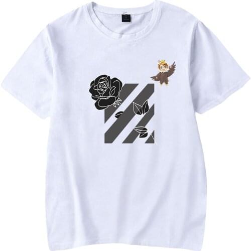 2021 twenty4tim INS Net Red Summer Print T-shirt Cotton Tee O-neck Women Men Short Sleeve Casual Tee Clothes