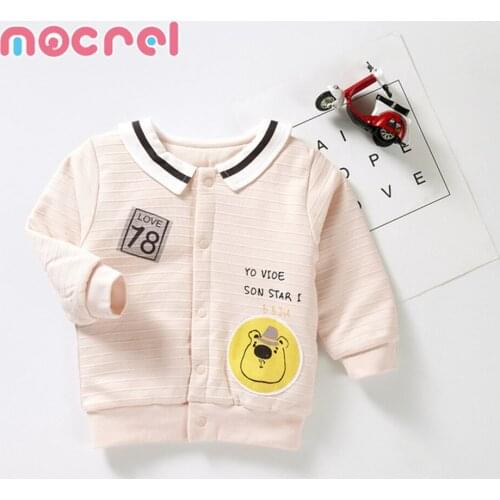 Baby Warm Winter Coat Pure Cotton Cardigan Piece Jacket Clip 0 And 1 Year Old Cotton Baby Clothes Baby Clothes Baby Boy Clothes