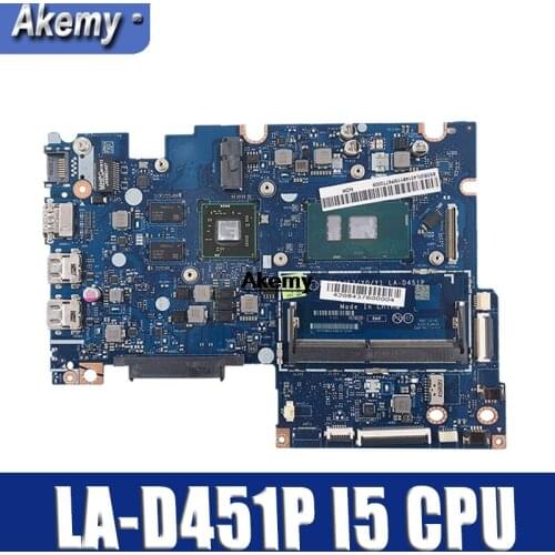 LA-D451P Laptop motherboard For Lenovo YOGA 510-14ISK Flex4-1470 original mainboard I5-6200U with video card
