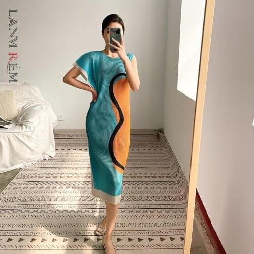 Летние платья с принтом LANMREM China At AliExpress