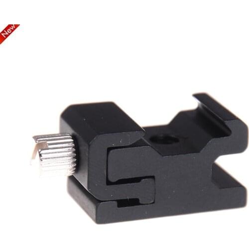 Camera Metal Cold Shoe Hot Shoe Flash Bracket Mount Adapter With 1/4 Tripod Screw To Light Stand Tripod