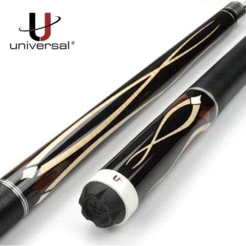 New Arrival Universal Sculpture Pool Cues Stick Kit Billiard 12.75mm Tip Durable Professional UN111-2 Ebony Handle Black 8 2019