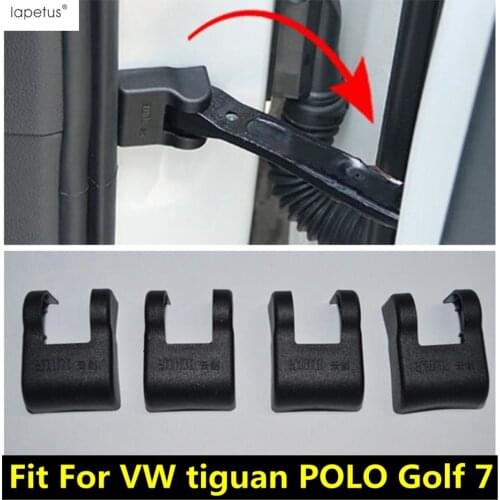 Plastic Accessories Car Door Arm Stop Rust Waterproof Protector Molding Cover Kit Trim 4 Pcs Interior For VW tiguan POLO Golf 7