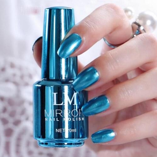 20ml Nail Polish Resin Gel Metallic Mirror Effect Lasting Nail Decor Quick Drying Makeup Tools Nail Art Decoration