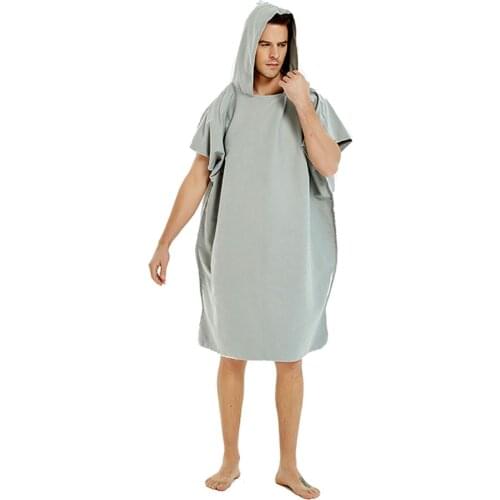 Changing Robe Towel Cloak Bath Towel Hooded Shower Towel Poncho Swimming Beach Towel Perfect for beach Holidays Travel Surf