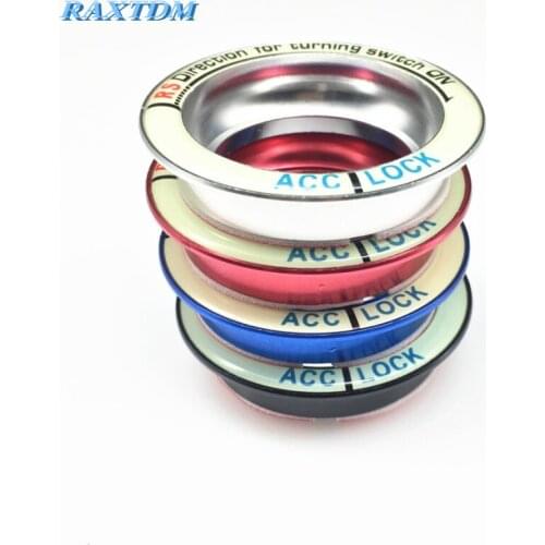 Luminous car Ignition keyhole ring decoration Cover for Ford Focus 2 3 4 2005-2016,auto accessories