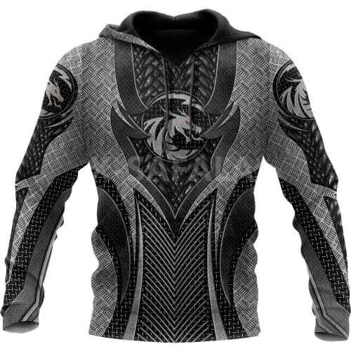 DRAGON KING IRIS AMOR 3D Print Spring Hoodie Man Women Harajuku Outwear Zipper Pullover Sweatshirt Casual Unisex