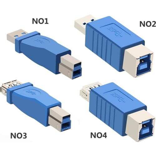 USB3.0 A Male & A Female to B Female printer print converter adapter connector USB 3.0 port retail wholesale USB 3.0 Adapter