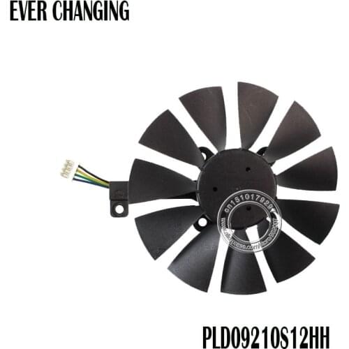 87MM PLD09210S12HH 4Pin 0.40A Cooling Fan For GTX 980 Ti GTX 1050 1060 1080 1070 RX 480 470 Graphics Card Cooler Fan