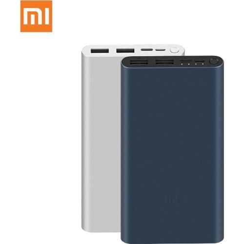 Xiaomi Power Bank 3 10000mAh PLM13ZM Dual USB 18W Fast Charging Mi Powerbank 10000 Portable Charger External Battery Poverbank