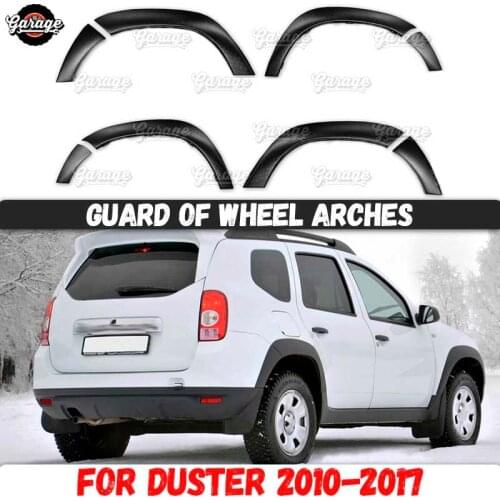 Guard of wheel arches for Renault / Dacia Duster 2010-2017 ABS plastic accessories protective plate scratches car styling tuning