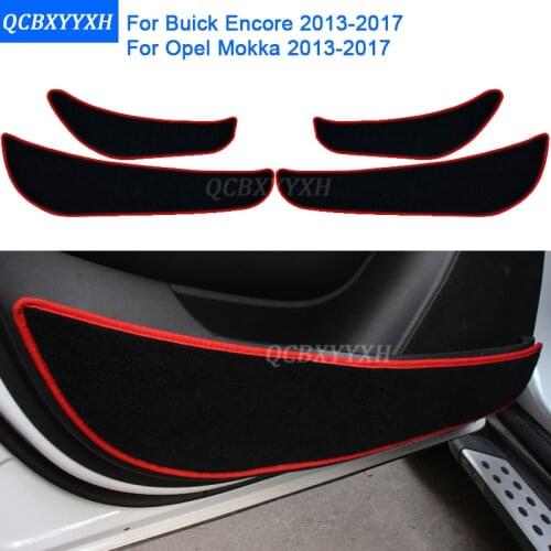 Car Styling Protector Side Edge Protection Pad Protected Anti-kick Door Mats Cover For BUICK Encore Opel Mokka 2013-2017