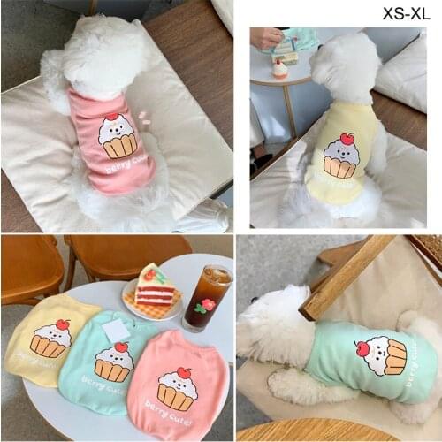 Dog Vest Cat Shirt Puppy Summer Clothes Yorkshire Maltese Chihuahua Pomeranian Poodle Corgi Bichon Small Dogs Pet Clothing