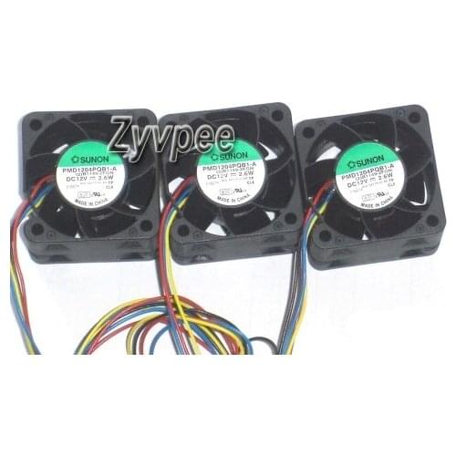 4028MM PMD1204PQB1-A 12V 2.6W B1149-2FGN 4-Wire ServerCooling Fan
