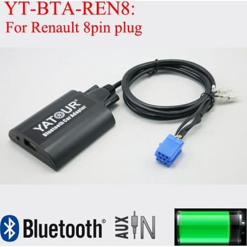 Yatour car radio decorder Bluetooth music interfaces for Renault