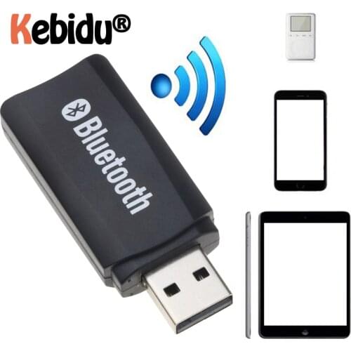 Bluetooth Music Audio Receiver car kit Wireless mini 3.5mm aux Stereo Audio receiver adapter for car home use phone power by USB