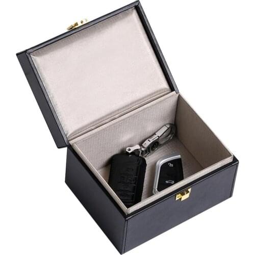 Keyless Car Key Signal Blocker Box Radiation-proof Mobile Phone Box Bank Card Anti-theft Box Key Safe Blocking Pouch Case Tools