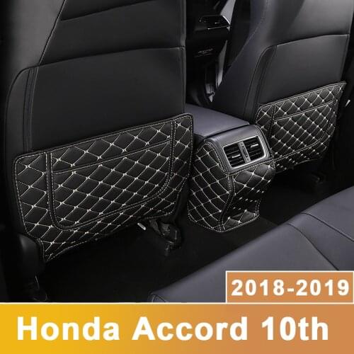 Car Seat Covers Protectors Care Seat Back Anti-kick Pad Case for children Kick Mats For Honda Accord 10th 2018 2019 Accessories