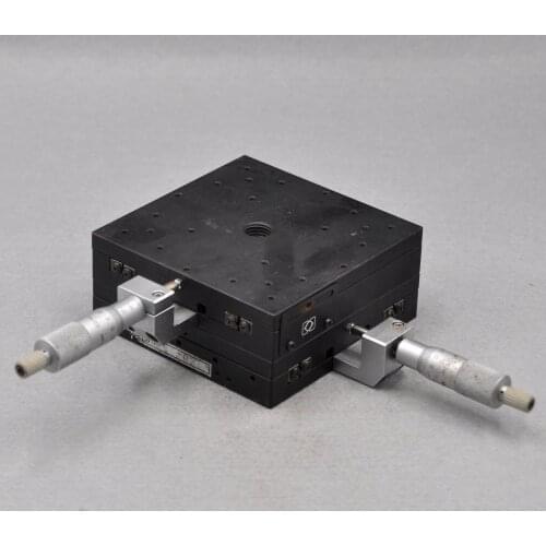 CHUO XY axis two-dimensional 125*125mm table manual optical displacement platform cross rail fine-tuning slide