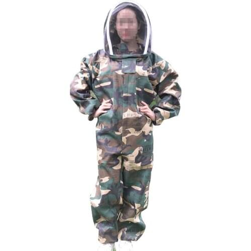 1pcs bee suit Beekeeping suit anti bee suit bee clothes for beekeeper Camouflage antifouling suit