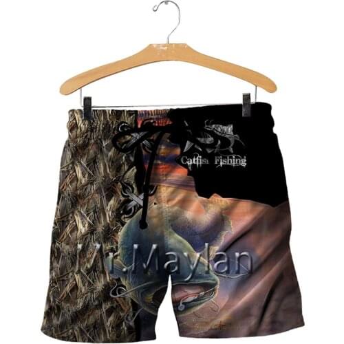 Catfish Fishing 3D Printed summer mens T shirt Fashion T-shirt Casual Tee shirt/Streetwear Men clothes 2021 Oversized 5XL NR550