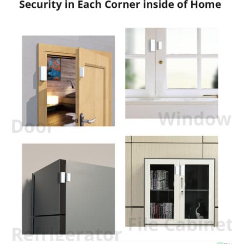 Zigbee /Wifi Magnetic Switch Window Sensor Detector Home Alert Security Alarm for Alexa Google Home Smart Home Gadgets