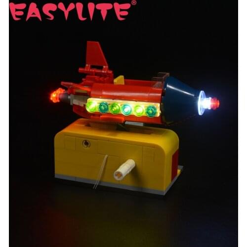 LED Light Set For Ideas 40335 Space Rocket Ride DIY Toys Blocks Bricks Only Lighting Kit Not Include Model