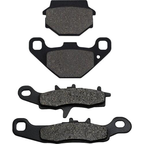 Yerbay Motorcycle Front and Rear Brake Pads For Kawasaki KL 250 G4 G5 G6 G7 G8 Super Sherpa KL250 2000 2001 2002 2003 2004