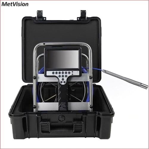 Portable Handheld Industrial Video Endoscope Borescope Videoscope 512Hz Transmitter Self balancing DVR 23mm long spring