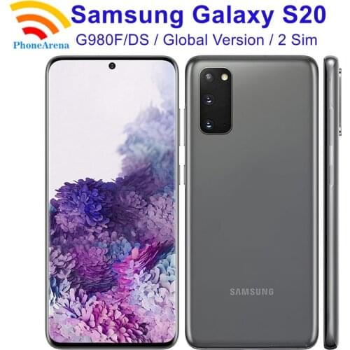 Original Samsung Galaxy S20 G980F/DS【95% New】Global Version 4G LTE Mobile Phones G980FD 6.2" ROM 128GB RAM 8GB NFC Octa Core
