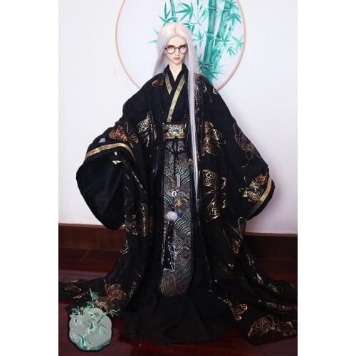 1/3 Scale BJD Clothes Ancient Costume Samurai Dress Hanfu For BJD/SD SD13 SSDF ID72 80cm strong Uncle Doll Accessories C0903