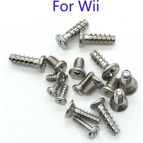 Compatible replacement screw set for Nintendo Wii console housing