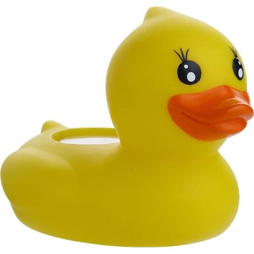 Bath Water Thermometer Bathroom Infant Baby Toy Floating Rubber Duck for Children Shower Temperature Gauge