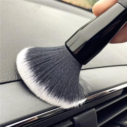Ultra-Soft Detailing Brush Super Soft Auto Interior Detail Brush With Synthetic Bristles Car Dash Duster Brush Cleaning Tools