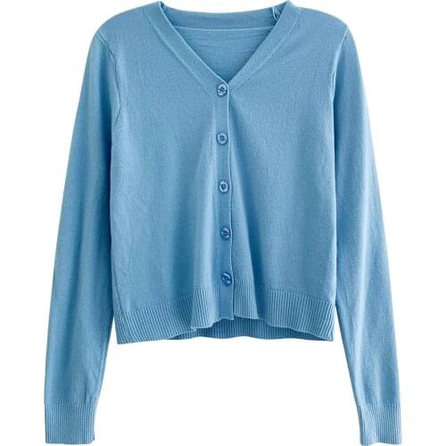 Spring temperament, long-sleeved sweater, autumn new style womens 2021 hot style, short jacket, cardigan