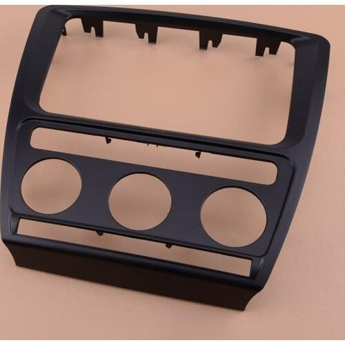 2 Din DVD Radio Player Stereo Panel Trim Cover with Auto A/C Fit for Skoda Octavia 2004 2005 2006 2007 2008 2009 2010