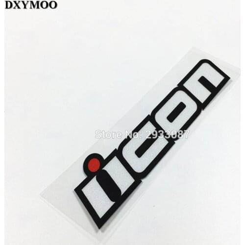 2PCS ICON Car Whole Body Motorcycle Bike Helmet Sticker Decals Reflective Car-styling