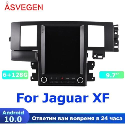 9.7" Android 10 For Jaguar XF 2004-2015 6+128G Car Video Player With Bluetooth Head Unit Stereo GPS Navigation Multimedia Player
