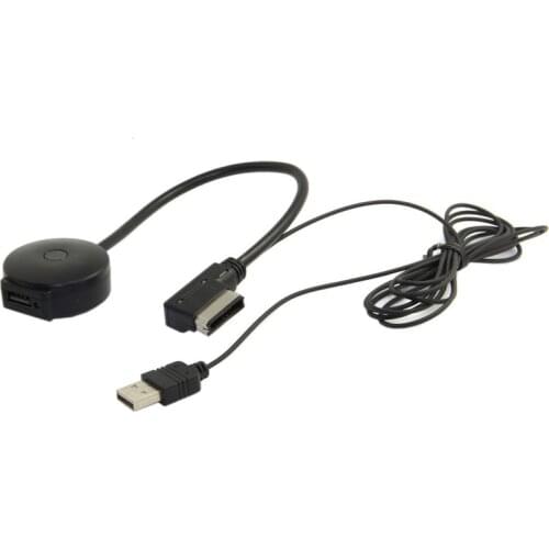 Bluetooth AUX Receiver Cable Adapter for VW Audi A4 A5 A6 Q5 Q7 After 2009+ Audio Media Input AMI MDI Interface 3G System