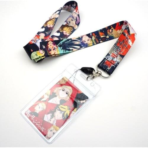 Anime Tokyo Revengers Key Lanyard ID Badge Holder Phone Neck Strap Fashion Key Ring Key Chain Keychain Charms Accessories