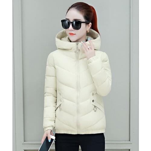 Nice Women Winter Jacket Coat Womens Parkas Thicken Warm Outwear Womens HoodedCotton Puffer Jackets Coats