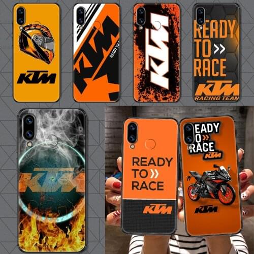 Handsome Motorcycle Racing Brand Phone case For Huawei Honor 6 7 8 9 10 10i 20 A C X Lite Pro Play black trend waterproof pretty