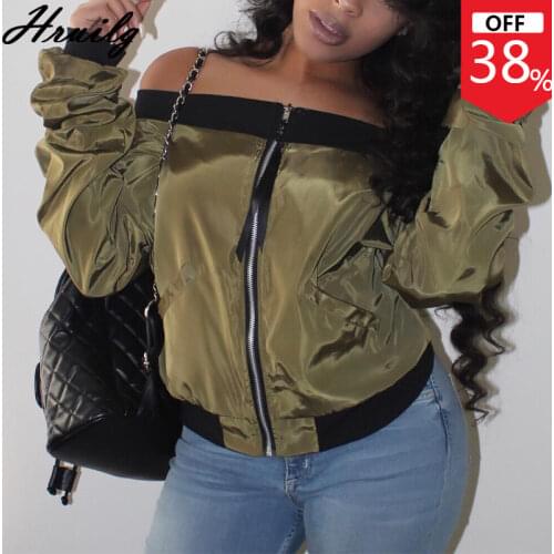 New Jackets Coats Long Sleeve Slash Neck Patchwork Plus Size Elegant Womens Jacket Autumn Winter Pockets Zipper Jacket Women