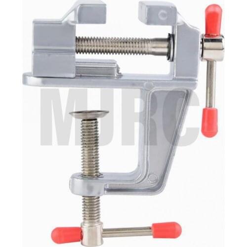 Model Tool Aluminum Alloy Mini Vice Clamp for T-plug/TRX/XT90/XT60-plug Welding DIY Tool Spare Miniature vise table TRX-4 TRX-6