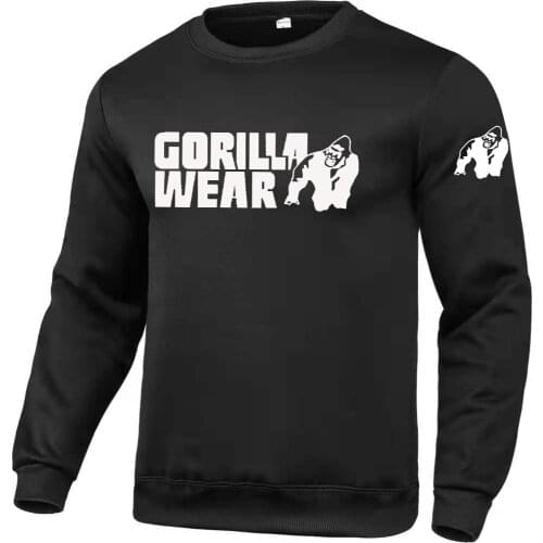 2021 brand new gorilla wearing spliced hoodie men new fall casual long sleeve hoodie men sweatshirt hoodie men winter warm hoodi
